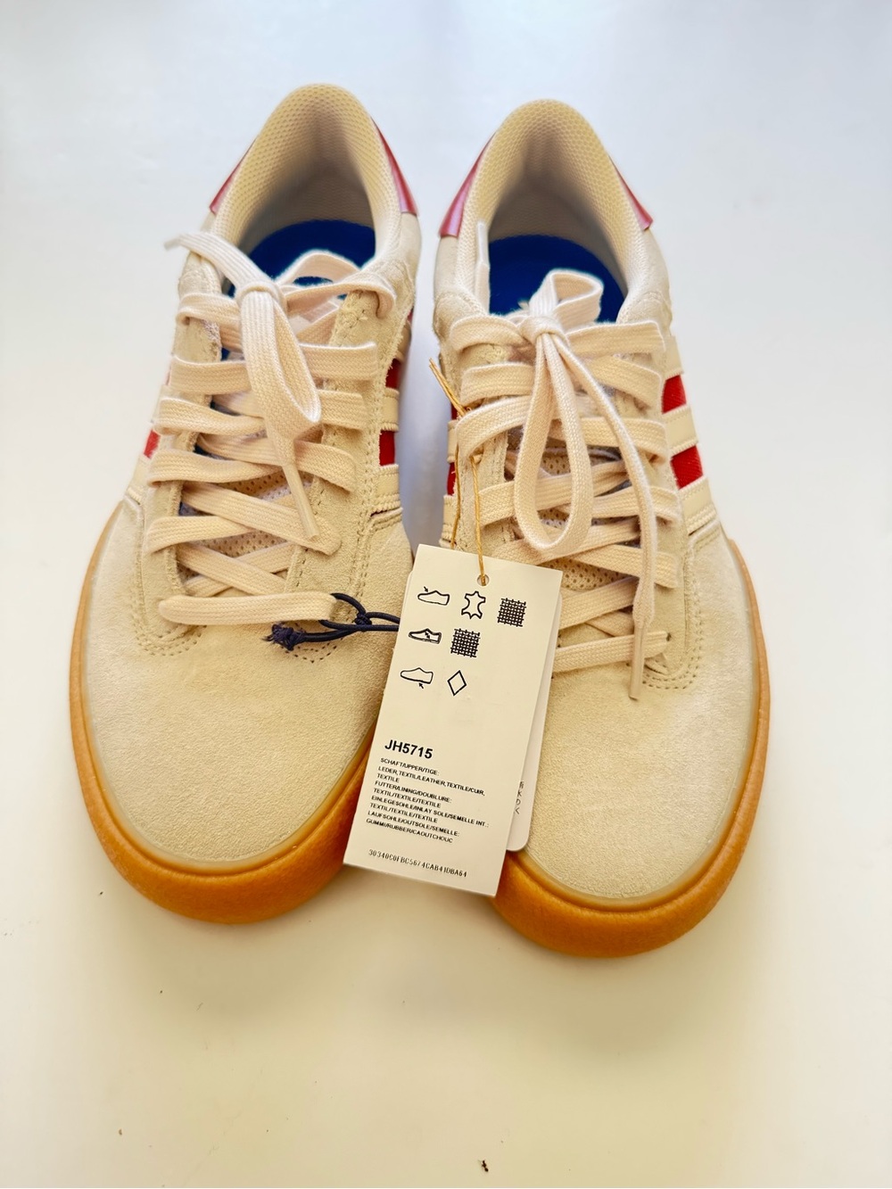 NWT Adidas Match Break Super in Wonder White Preloved Ruby Sneakers size 7.5 - Picture 5 of 8